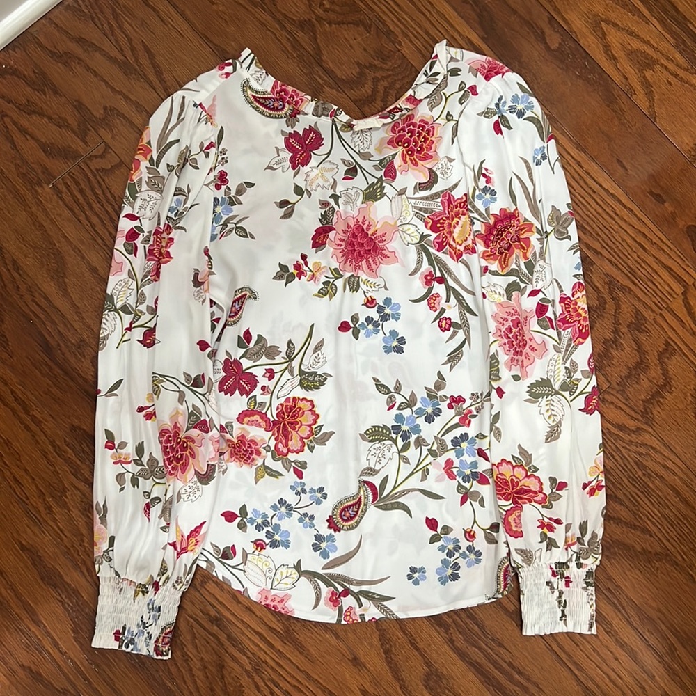 Loft Petite Long Sleeve Blouse (XXSP)